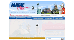 Desktop Screenshot of magicevasion-groupe.com